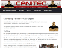 Tablet Screenshot of canitec.org